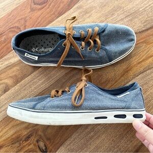 Columbia men’s denim lace up sneakers